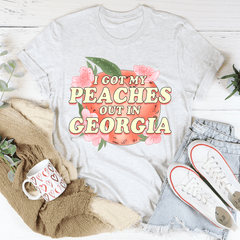 I Got My Peaches Out In Georgia Tee-3