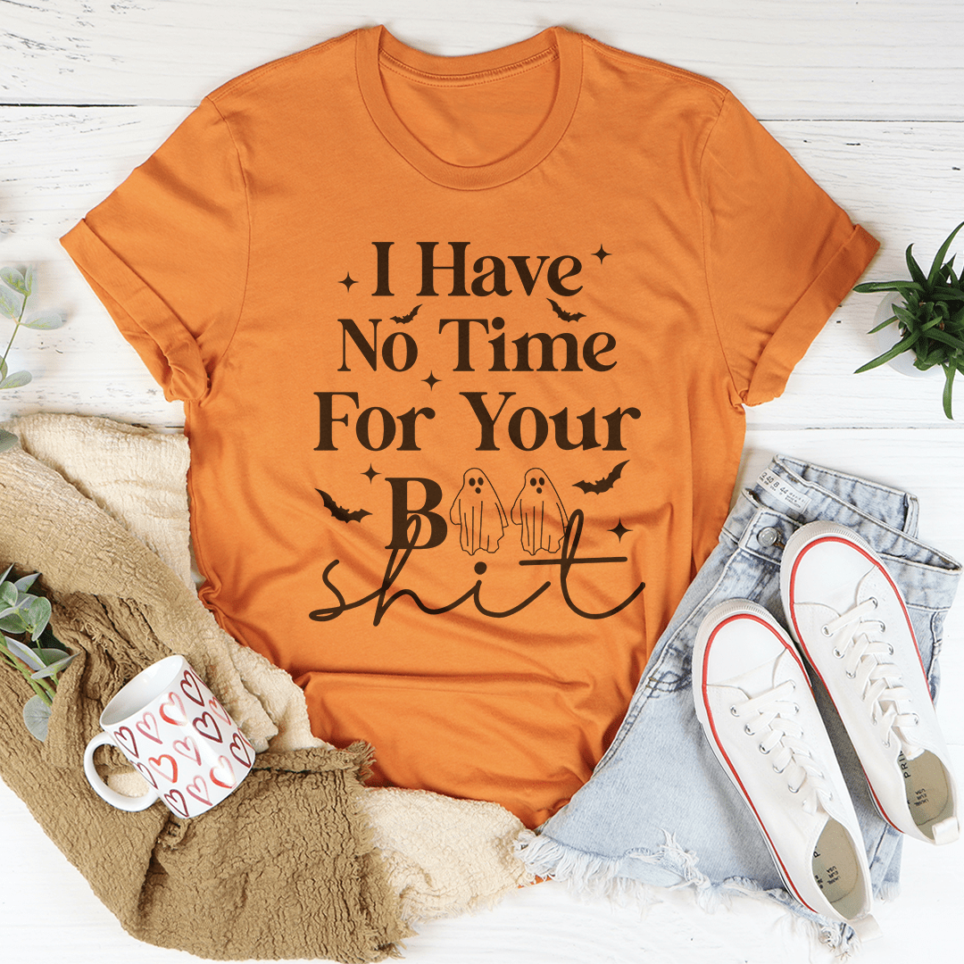 I Have No Time Halloween Tee-0