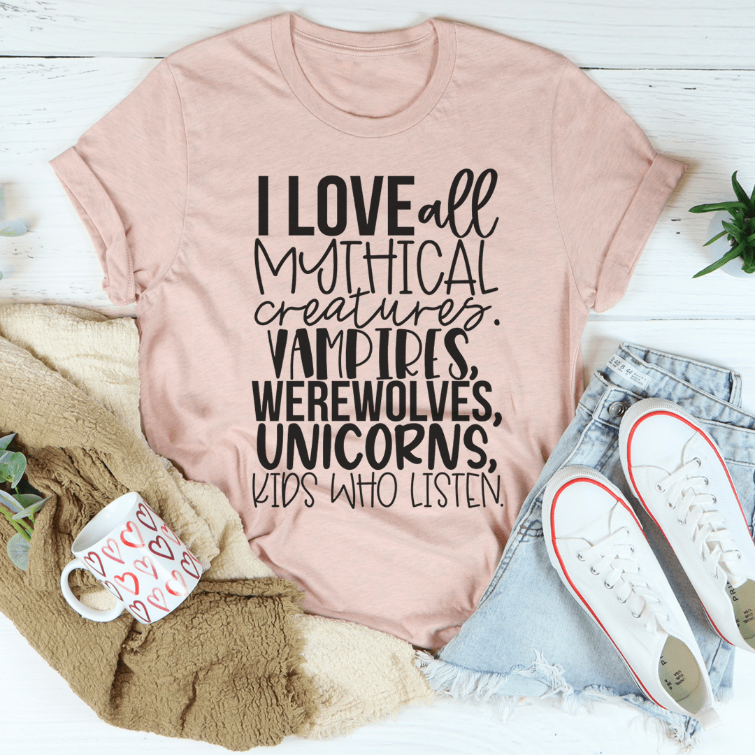I Love All Mythical Creatures Tee-3