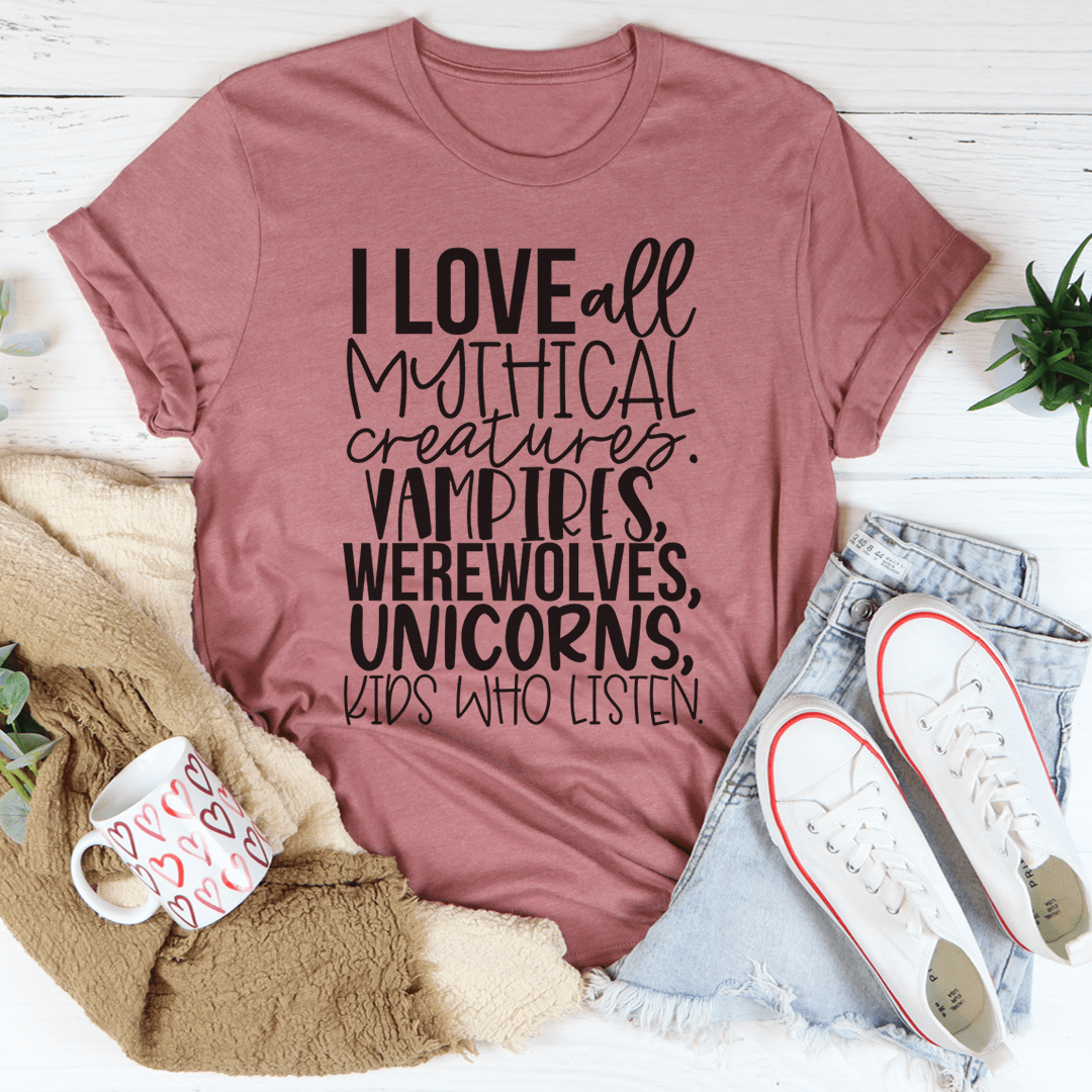 I Love All Mythical Creatures Tee-2