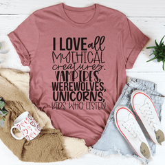 I Love All Mythical Creatures Tee-2