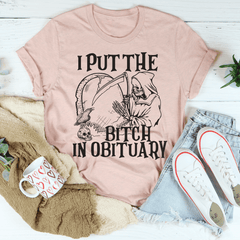 I Put The B In Obituary T-Shirt-3