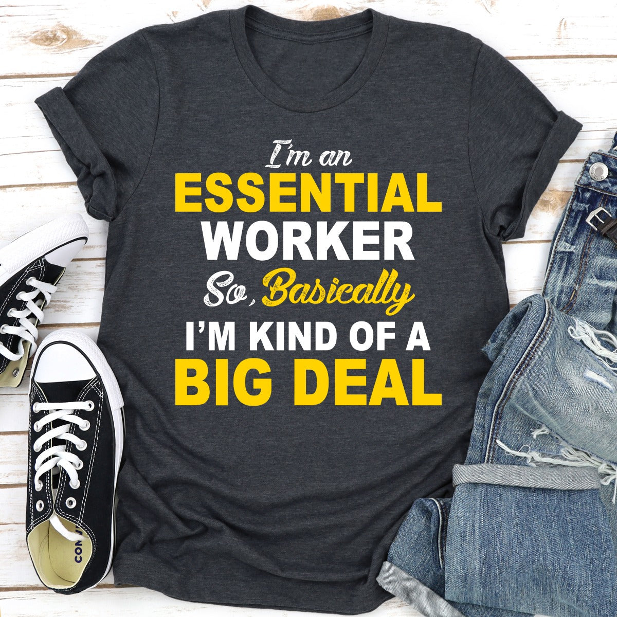 I'm An Essential Worker T-Shirt-13