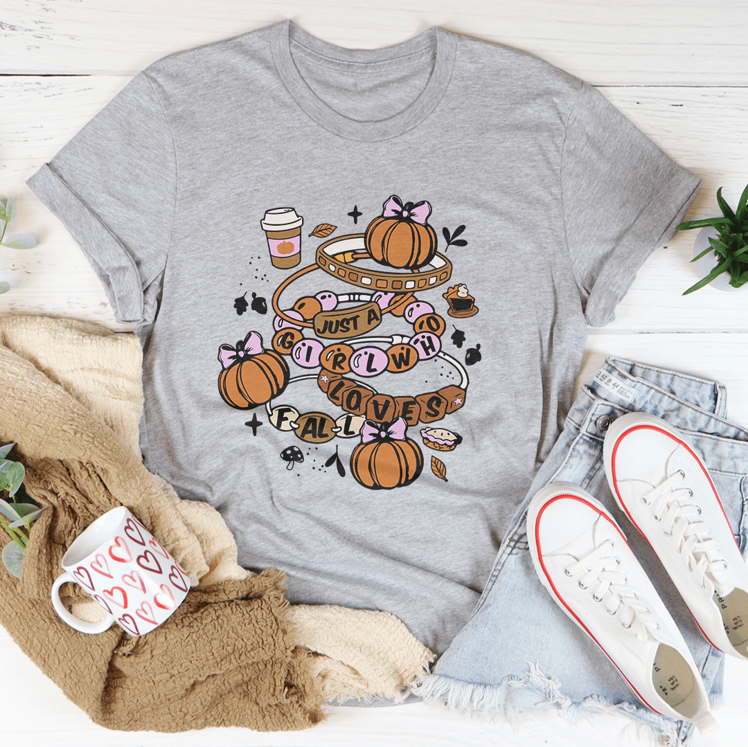 Just A Girl Who Loves Fall Tee-1