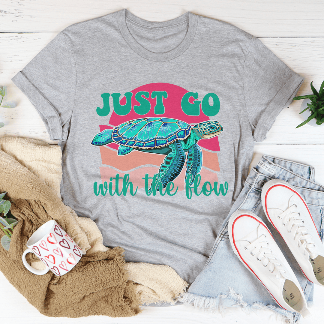 Just Go With The Flow Tee-1