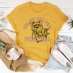 Kinda Cute Little Fluffy Totally Feral Tee-0