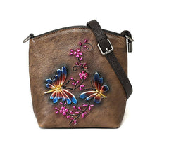 Leather Small Cross Body Bags For Women Mini Iphone Purse-3