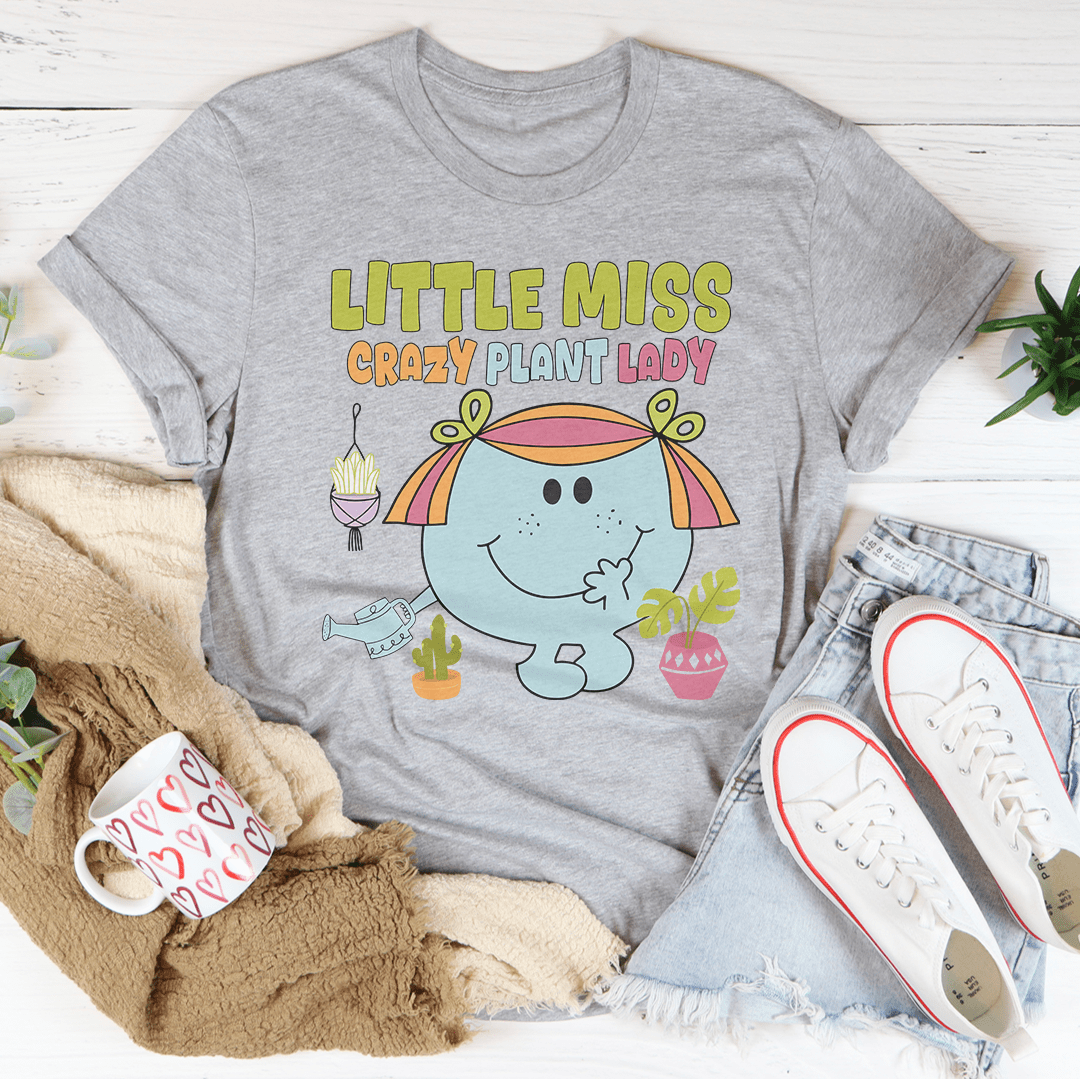 Little Miss Crazy Plant Lady Tee-2