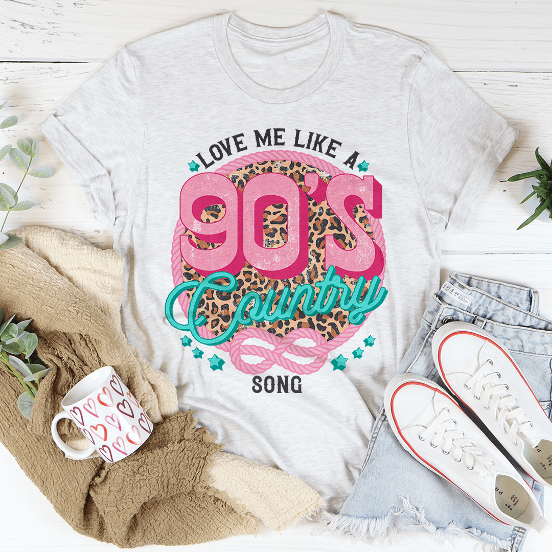 Love Me Like A 90's Country Song Tee-1