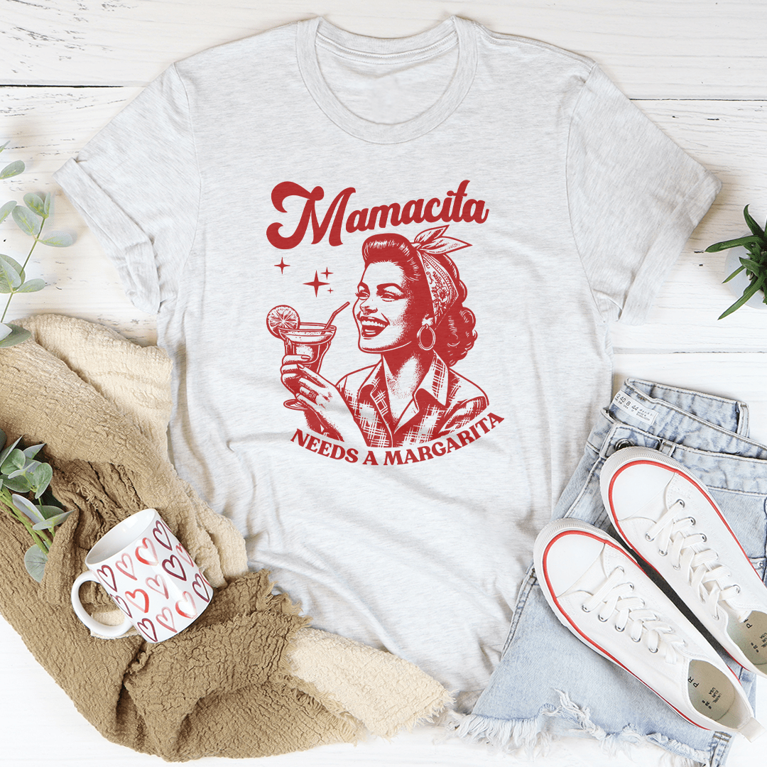 Mamacita Needs A Margarita Tee-3