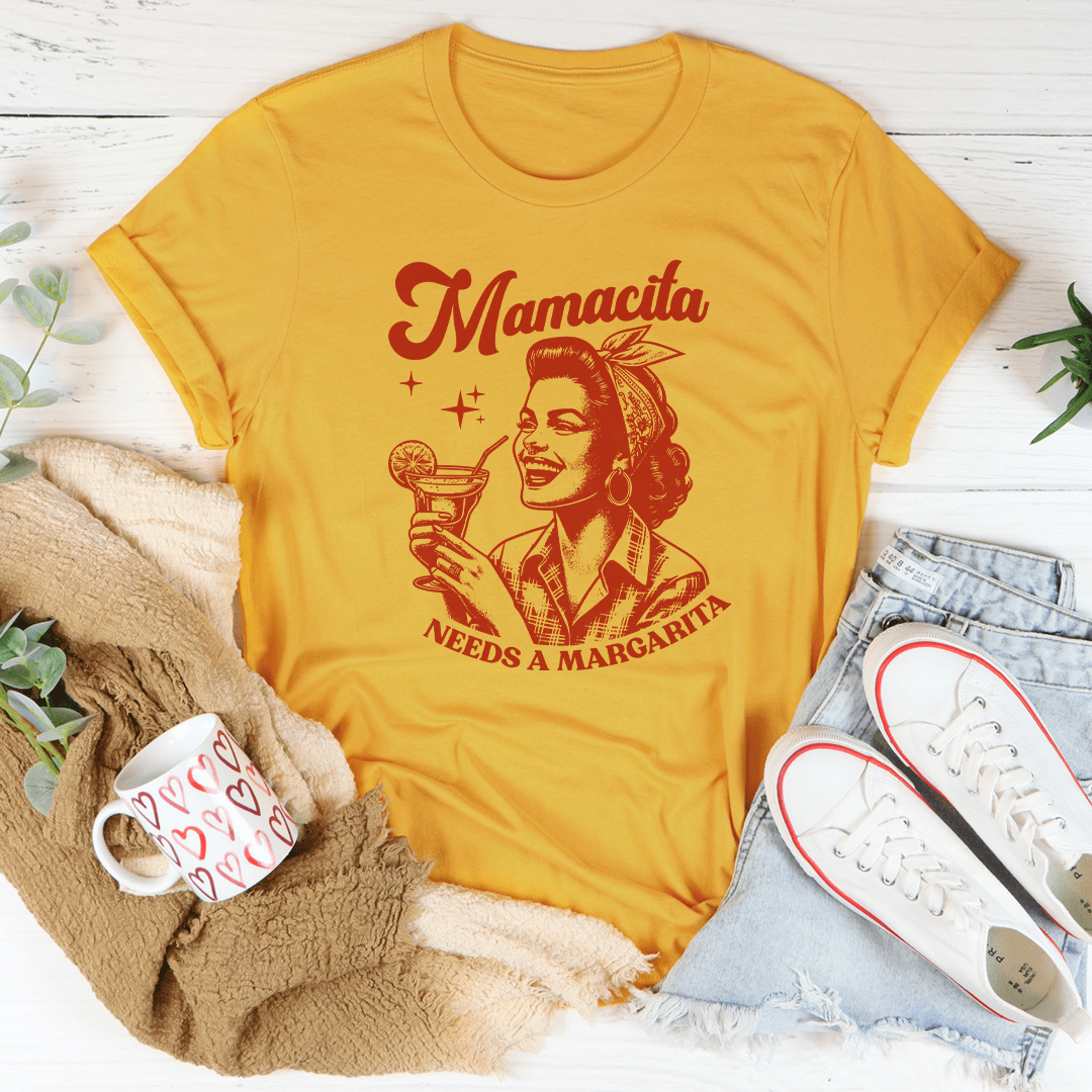 Mamacita Needs A Margarita Tee-0
