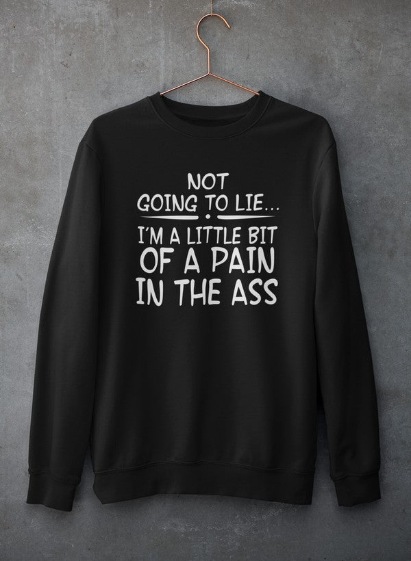 Not Going To Lie... Im A Little Bit Of A Pain In The Ass Sweat Shirt-0