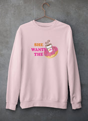 She Wants Donuts Sweat Shirt-0