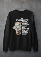My Dear Daughter Sweat Shirt-1
