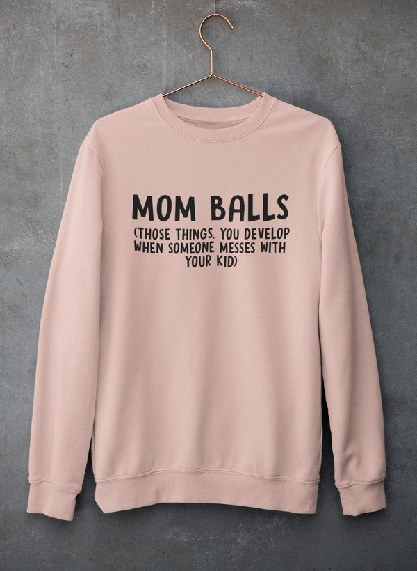 Mom Balls Sweat Shirt-2