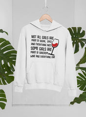 Not All Girls Are Made Of Sugar And Spice And Everything Nice Hoodie-0