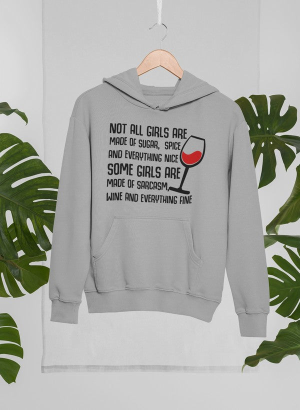 Not All Girls Are Made Of Sugar And Spice And Everything Nice Hoodie-2