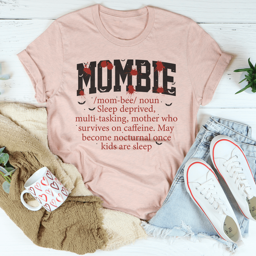 Mombie Noun Definition Tee-1