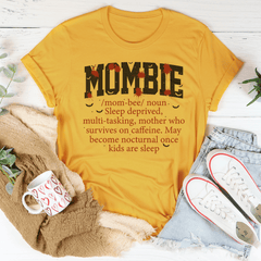 Mombie Noun Definition Tee-0