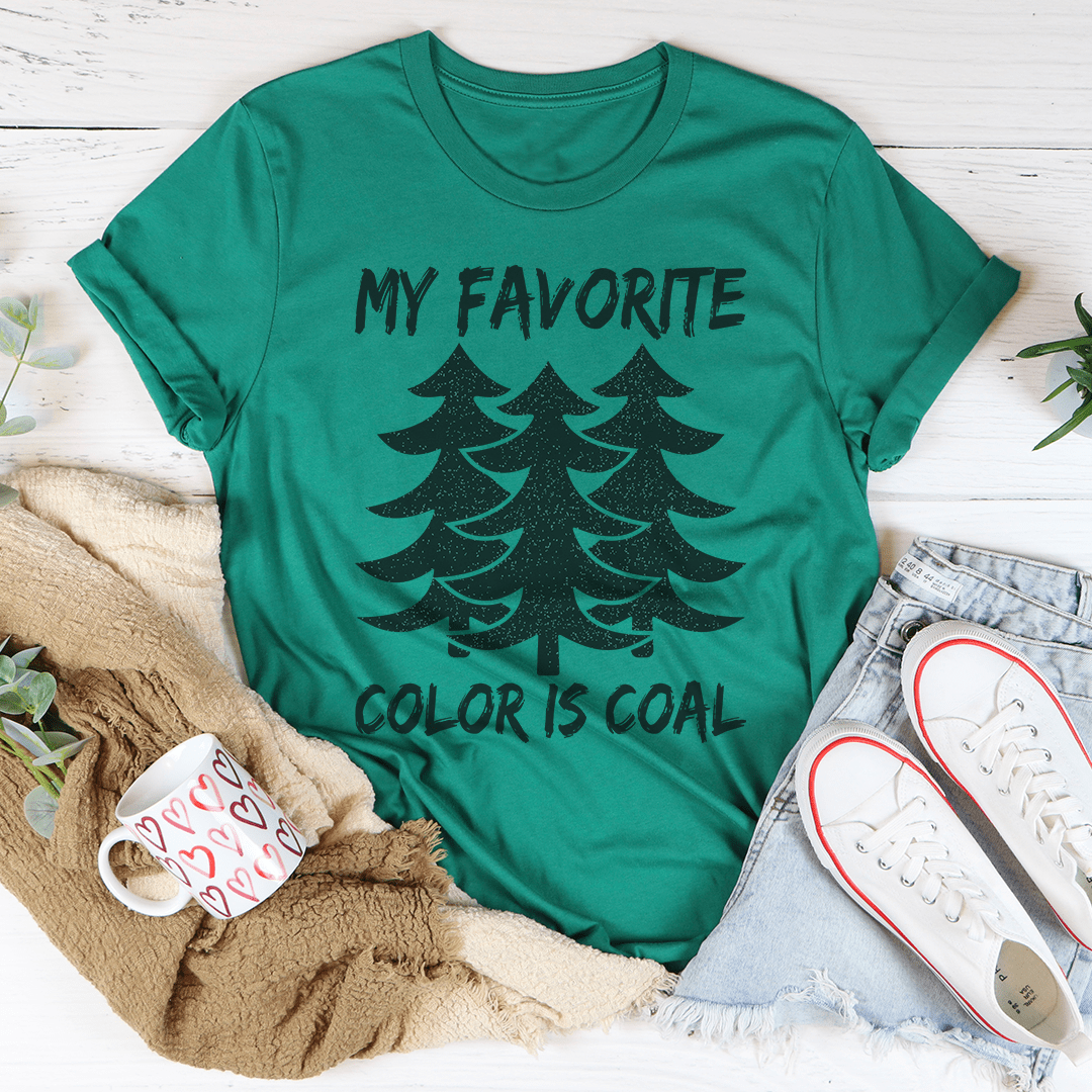 My Favorite Color Is Coal Tee-1