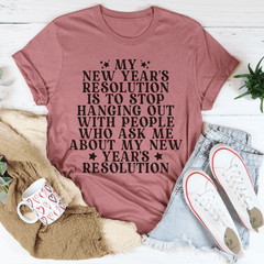 My New Year Resolution Tee-2