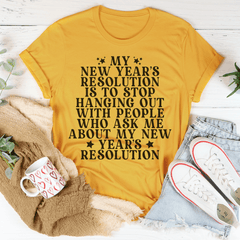 My New Year Resolution Tee-3