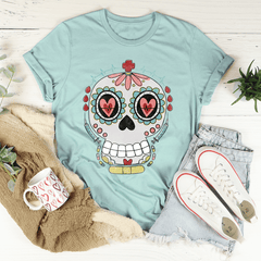 Nurse Sugar Skull T-Shirt-0