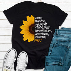 Sunflower Nurse T-Shirt-1