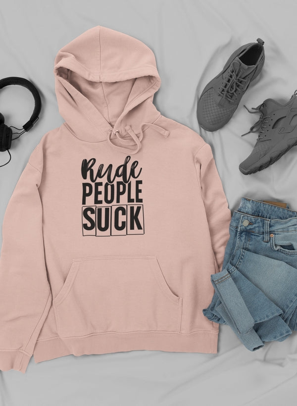 Rude People Suck Hoodie-0