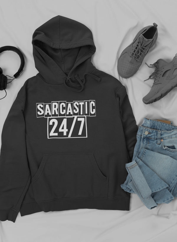 Sarcastic 24/7 Hoodie-1