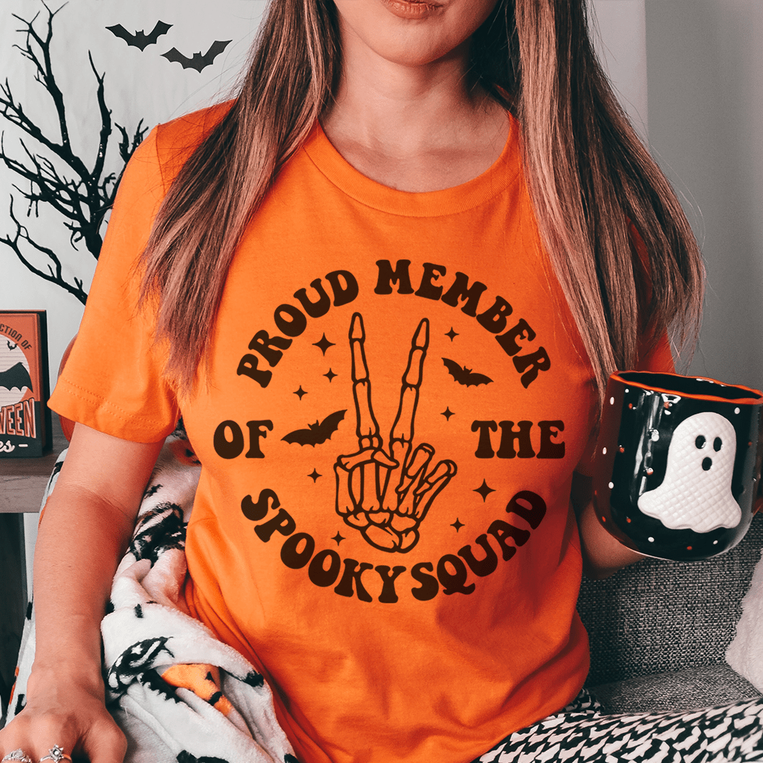 Proud Member Of The Spooky Squad Tee-0