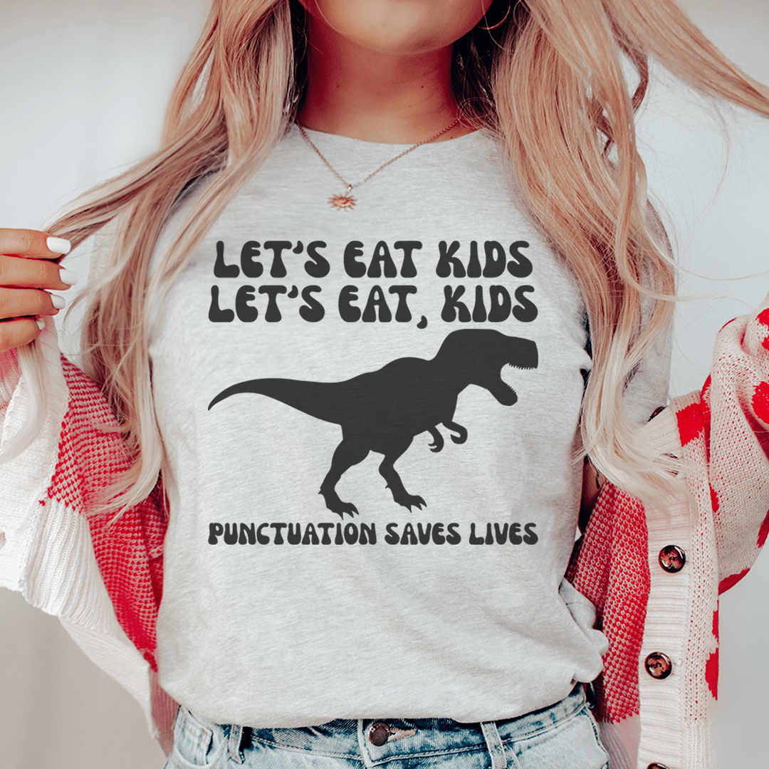 Punctuation Saves Lives Tee-0