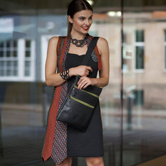 Maggie Special Recycled Rubber Vegan Handbag-1