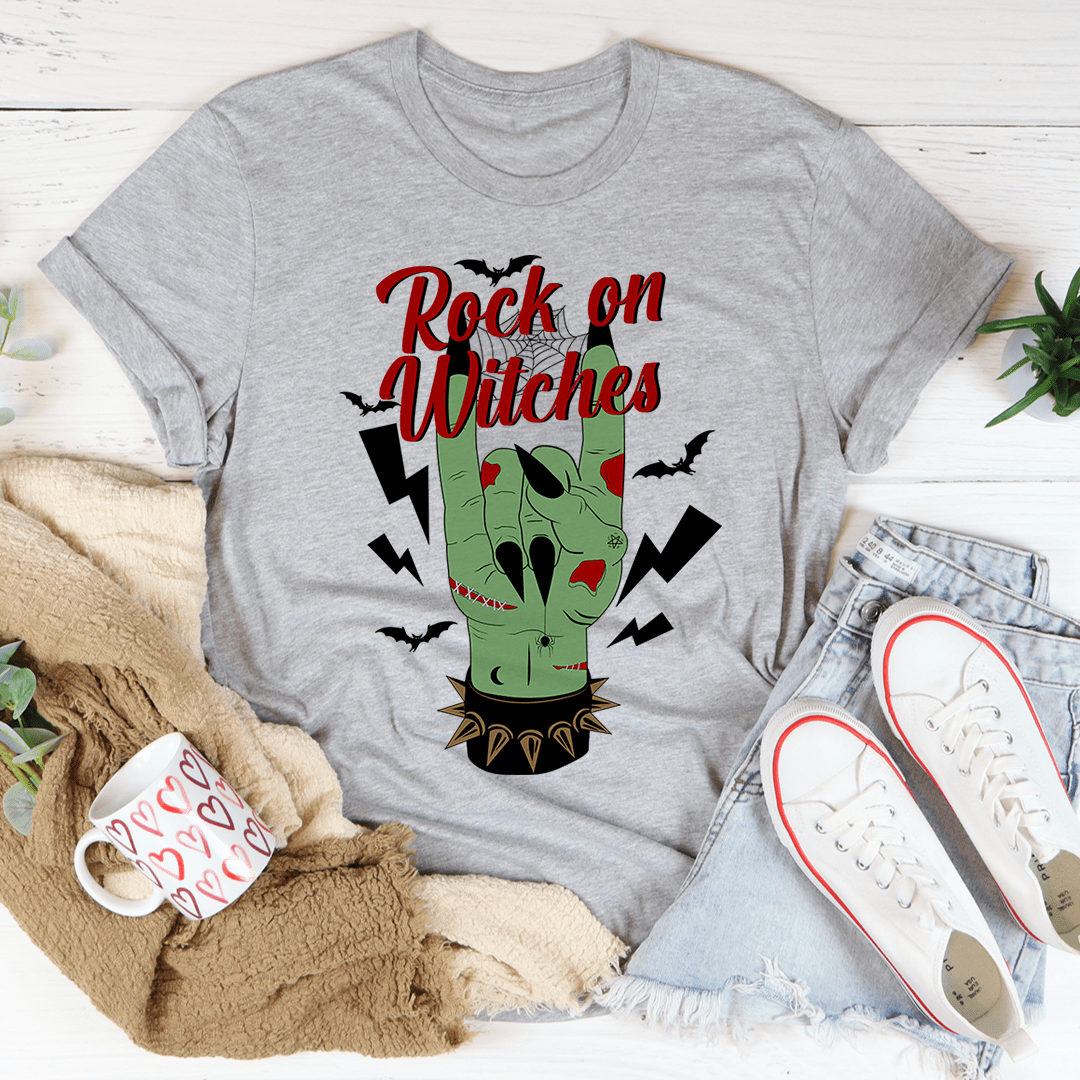 Rock On Witches T-Shirt-1