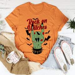 Rock On Witches T-Shirt-0