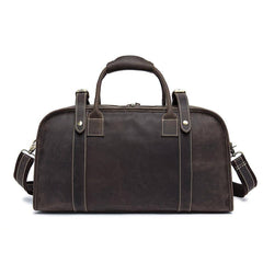 Rossie Viren  Men's  Large Capacity Leather Travel Bag-0