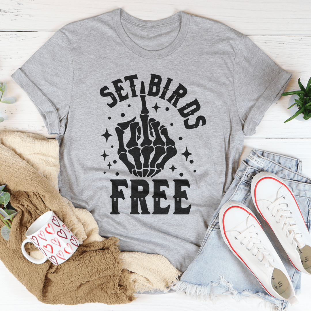 Set Birds Free Tee-1