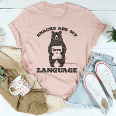 Snacks Are My Language Tee-2