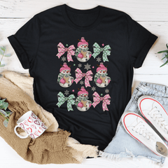 Snowman Coquette Tee-0