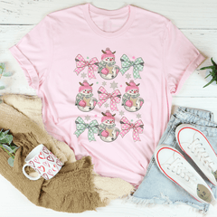 Snowman Coquette Tee-1