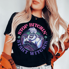 Stop Bitchin' Start Witchin' Tee-0