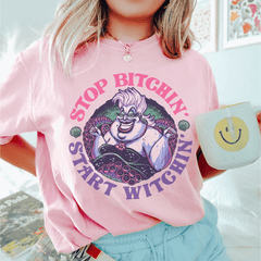 Stop Bitchin' Start Witchin' Tee-2