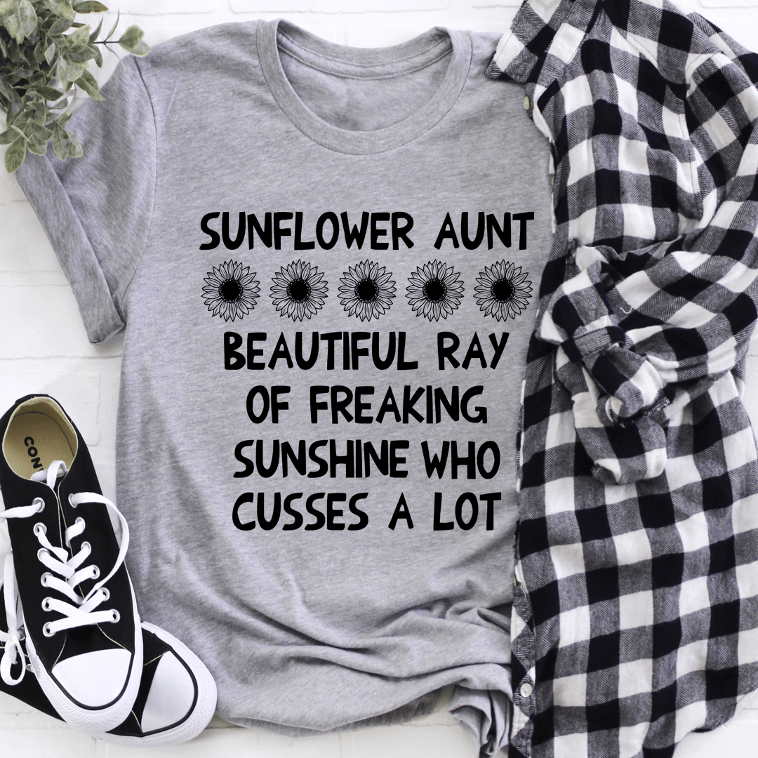 Sunflower Aunt Tee-1