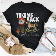 Take Me Back Christmas In The 90's Tee-0