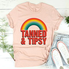 Tanned & Tipsy T-Shirt-2