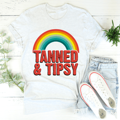 Tanned & Tipsy T-Shirt-1