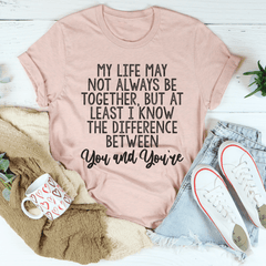 The Difference Between You And You're T-Shirt-3