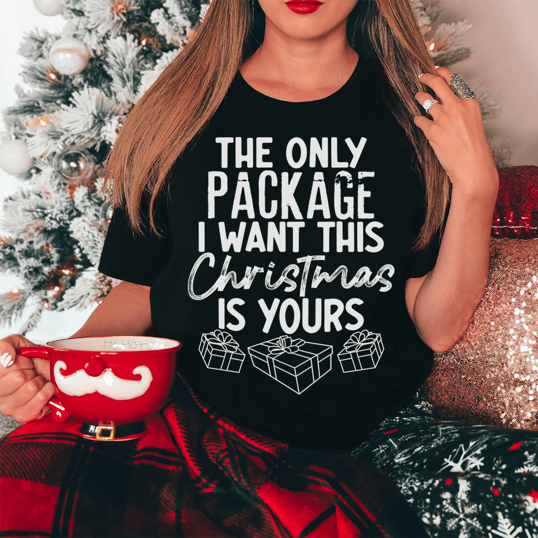 The Only Package I Want This Christmas Tee-3