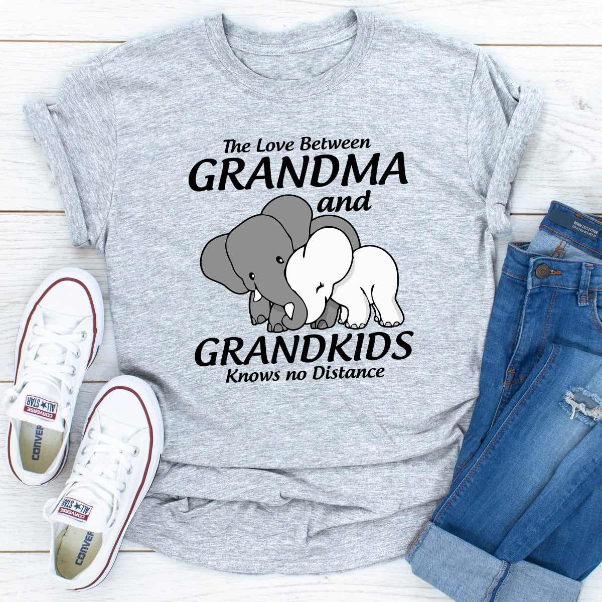 The Love Between Grandma And Grandkids Knows No Distance T-Shirt-20