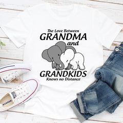 The Love Between Grandma And Grandkids Knows No Distance T-Shirt-0